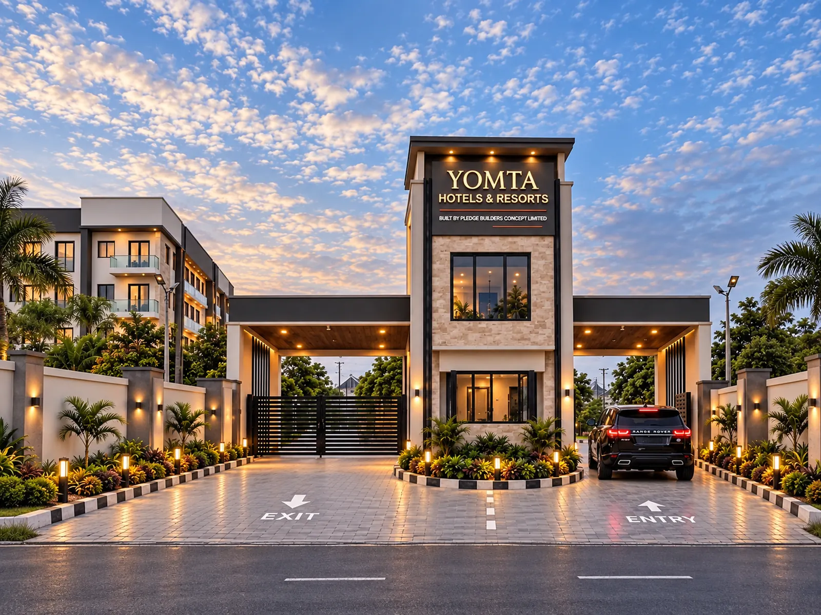 Yomta Homes & Resort, exterior view